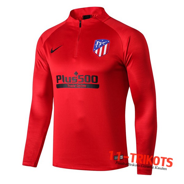 Sudadera de entrenamiento Atletico Madrid Roja 2019/2020