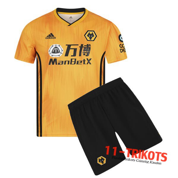 Neuestes Fussball Wolves Kinder Heimtrikot 2019 2020 | 11-trikots