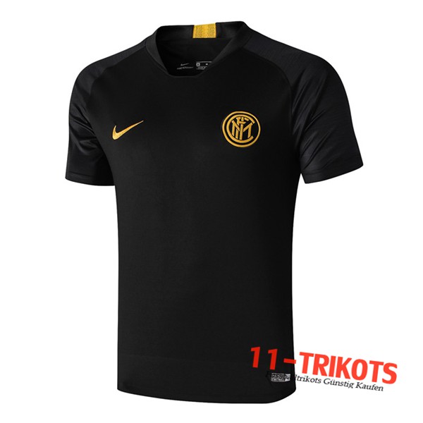 Neuestes Fussball Inter Milan Trainingstrikot Schwarz 2019 2020 | 11-trikots