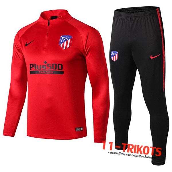 Neuestes Fussball Atletico Madrid Trainingsanzug Rot 2019 2020 | 11-trikots