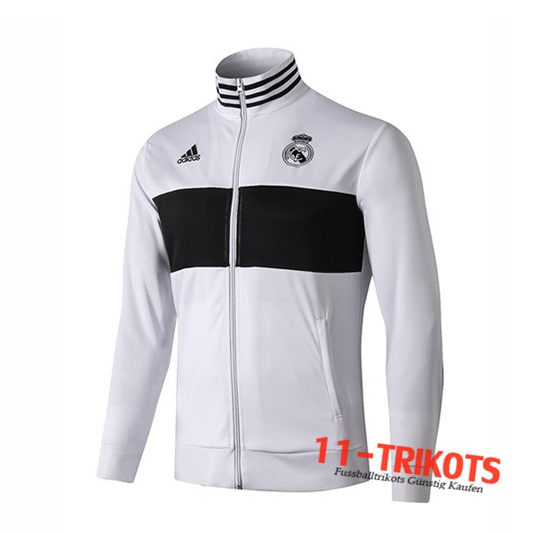 Chaqueta Futbol Real Madrid Blanco Negro 2019/2020