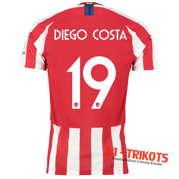 Neuestes Fussball Atletico Madrid (DIEGO COSTA 19) Heimtrikot 2019 2020 | 11-trikots