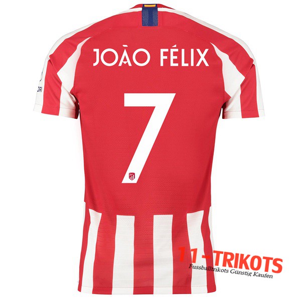 Neuestes Fussball Atletico Madrid (JOAO FELIX 7) Heimtrikot 2019 2020 | 11-trikots