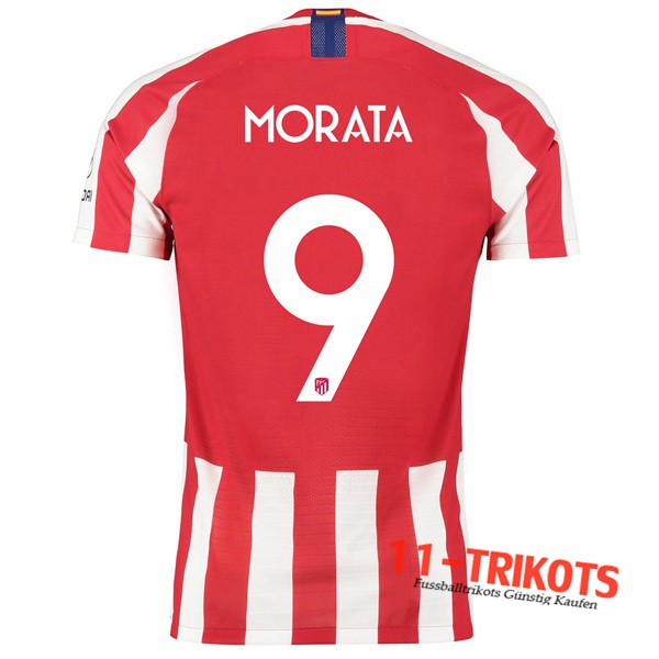 Neuestes Fussball Atletico Madrid (MORATA 9) Heimtrikot 2019 2020 | 11-trikots