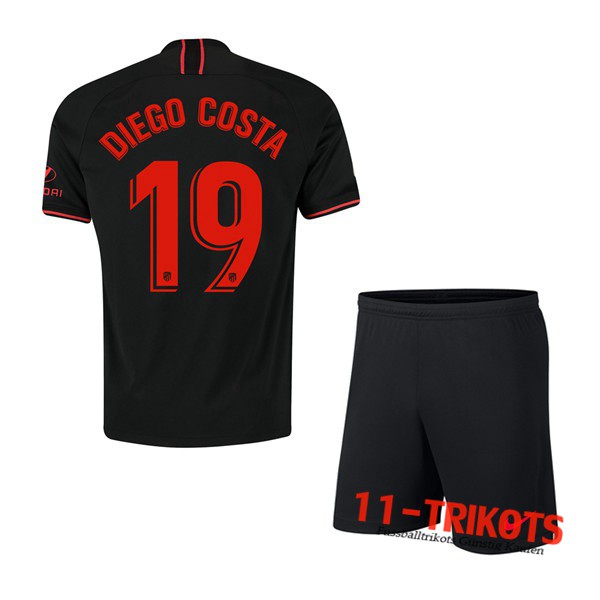 Neuestes Fussball Atletico Madrid (DIEGO COSTA 19) Kinder Auswärtstrikot 2019 2020 | 11-trikots
