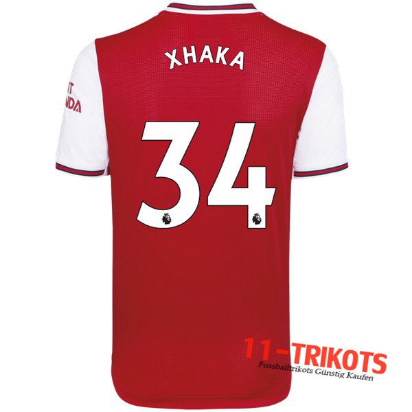 Neuestes Fussball Arsenal (XHAKA 34) Heimtrikot 2019 2020 | 11-trikots