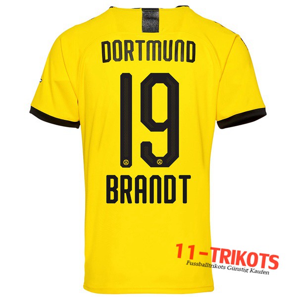 Neuestes Fussball Dortmund BVB (BRANOT 19) Heimtrikot 2019 2020 | 11-trikots
