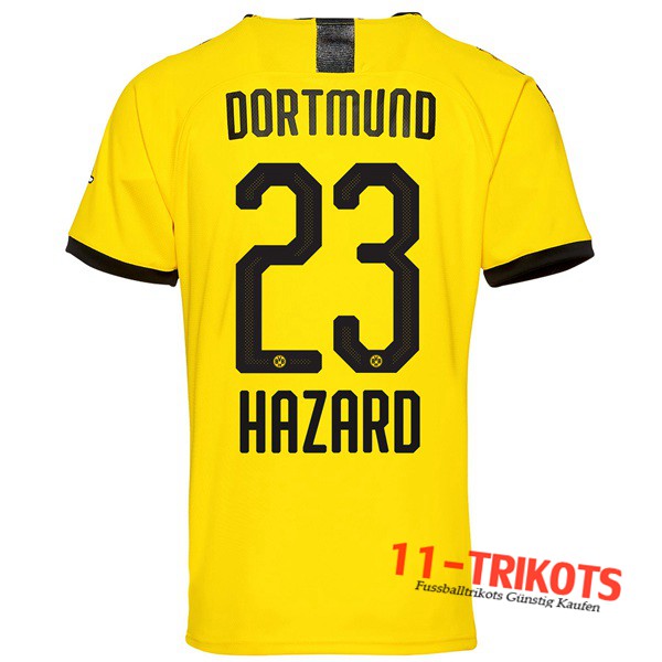 Neuestes Fussball Dortmund BVB (HAZARD 23) Heimtrikot 2019 2020 | 11-trikots