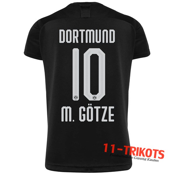 Neuestes Fussball Dortmund BVB (M.GOTZE 10) Auswärtstrikot 2019 2020 | 11-trikots