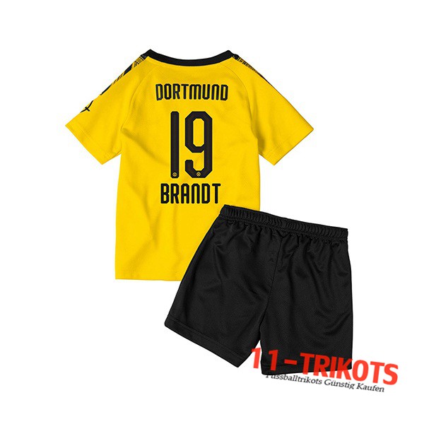 Neuestes Fussball Dortmund BVB (BRANOT 19) Kinder Heimtrikot 2019 2020 | 11-trikots