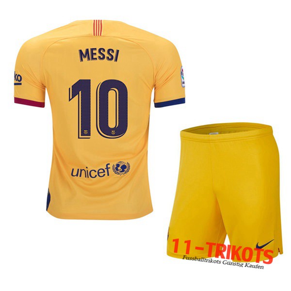 Neuestes Fussball FC Barcelona (MESSI 10) Kinder Auswärtstrikot 2019 2020 | 11-trikots