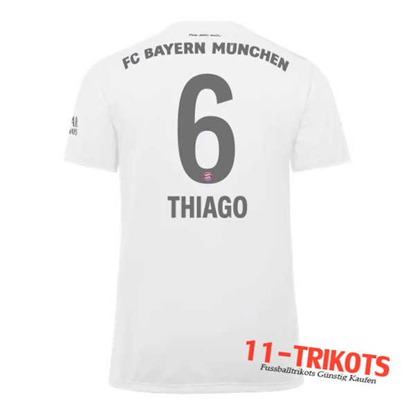 Neuestes Fussball Bayern Munchen (THIAGO 6) Auswärtstrikot 2019 2020 | 11-trikots