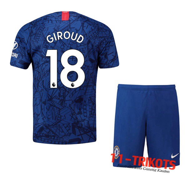 Neuestes Fussball FC Chelsea (Giroud 18) Kinder Heimtrikot 2019 2020 | 11-trikots