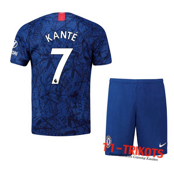 Neuestes Fussball FC Chelsea (KANTE 7) Kinder Heimtrikot 2019 2020 | 11-trikots