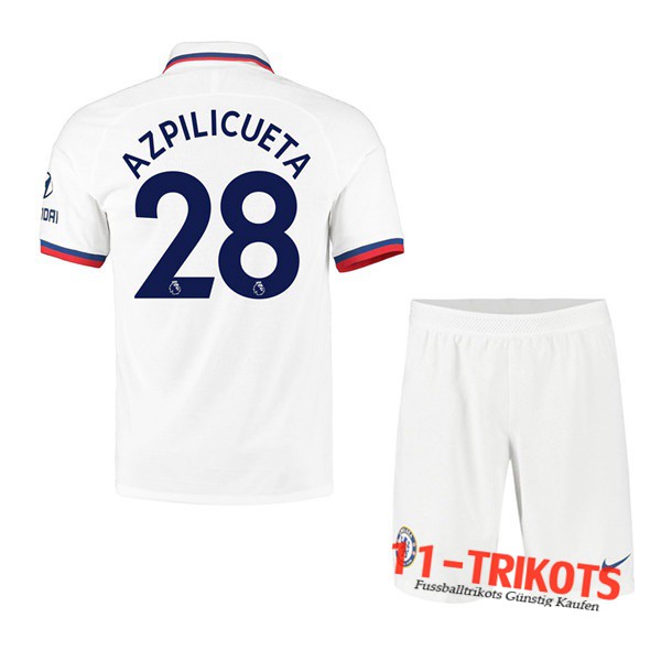 Neuestes Fussball FC Chelsea (Azpilicueta 28) Kinder Auswärtstrikot 2019 2020 | 11-trikots