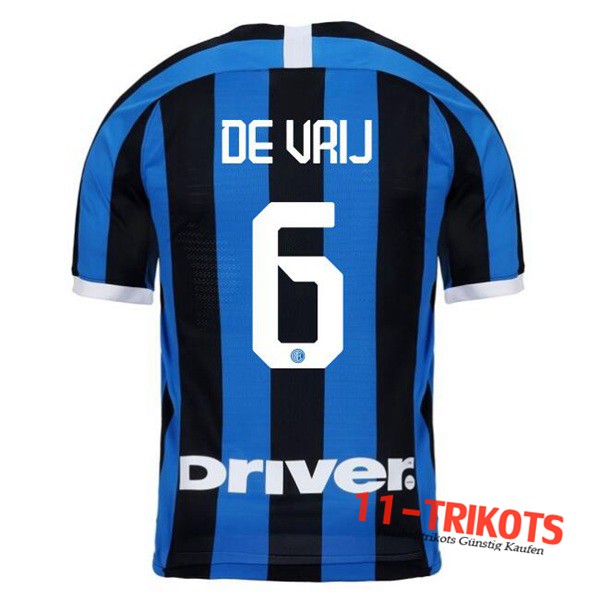 Neuestes Fussball Inter Milan (DEVRIJ 6) Heimtrikot 2019 2020 | 11-trikots
