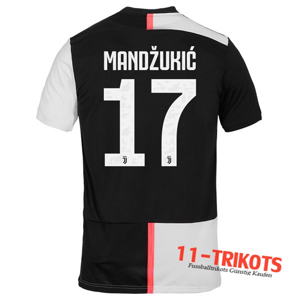 Neuestes Fussball Juventus (MANDZUKIC 17) Heimtrikot 2019 2020 | 11-trikots