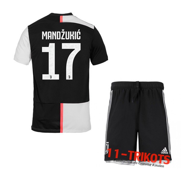 Neuestes Fussball Juventus (MANDZUKIC 17) Kinder Heimtrikot 2019 2020 | 11-trikots