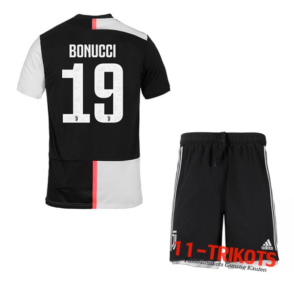 Neuestes Fussball Juventus (BONUCCI 19) Kinder Heimtrikot 2019 2020 | 11-trikots