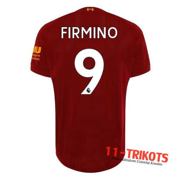 Neuestes Fussball FC Liverpool (FIRMINO 9) Heimtrikot 2019 2020 | 11-trikots
