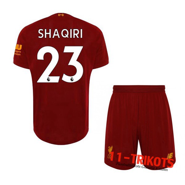 Neuestes Fussball FC Liverpool (Shaqiri 23) Kinder Heimtrikot 2019 2020 | 11-trikots