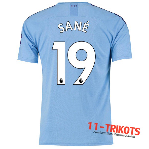 Neuestes Fussball Manchester City (SANE 19) Heimtrikot 2019 2020 | 11-trikots