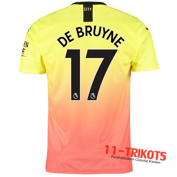 Neuestes Fussball Manchester City (DE BRUYNE 17) Third 2019 2020 | 11-trikots