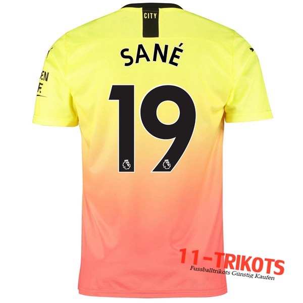 Neuestes Fussball Manchester City (SANE 19) Third 2019 2020 | 11-trikots