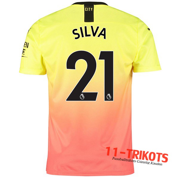 Neuestes Fussball Manchester City (SILVA 21) Third 2019 2020 | 11-trikots