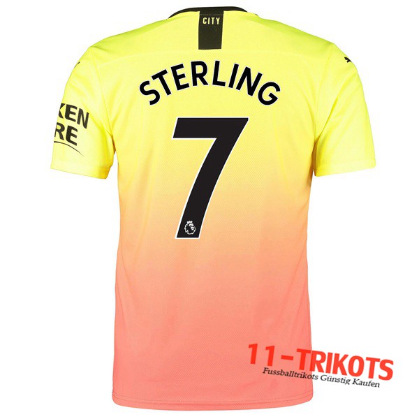 Neuestes Fussball Manchester City (STERLING 7) Third 2019 2020 | 11-trikots