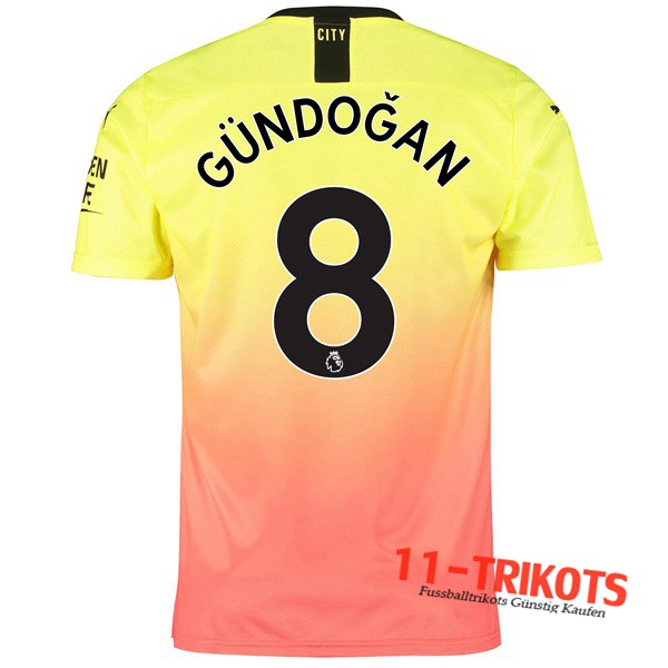 Neuestes Fussball Manchester City (GUNDOGAN 8) Third 2019 2020 | 11-trikots