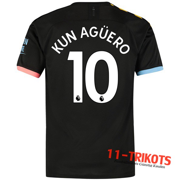 Neuestes Fussball Manchester City (KUN AGUERO 10) Auswärtstrikot 2019 2020 | 11-trikots