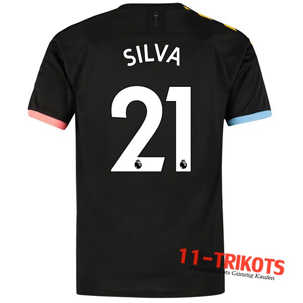 Neuestes Fussball Manchester City (SILVA 21) Auswärtstrikot 2019 2020 | 11-trikots