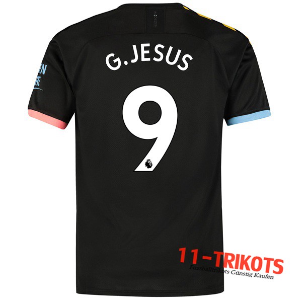 Neuestes Fussball Manchester City (G.JESUS 9) Auswärtstrikot 2019 2020 | 11-trikots