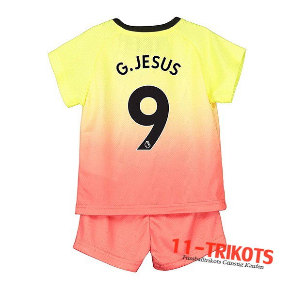 Neuestes Fussball Manchester City (G.JESUS 9) Kinder Third 2019 2020 | 11-trikots