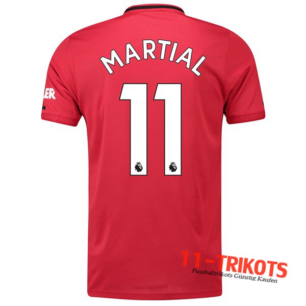 Neuestes Fussball Manchester United (MARTIAL 11) Heimtrikot 2019 2020 | 11-trikots