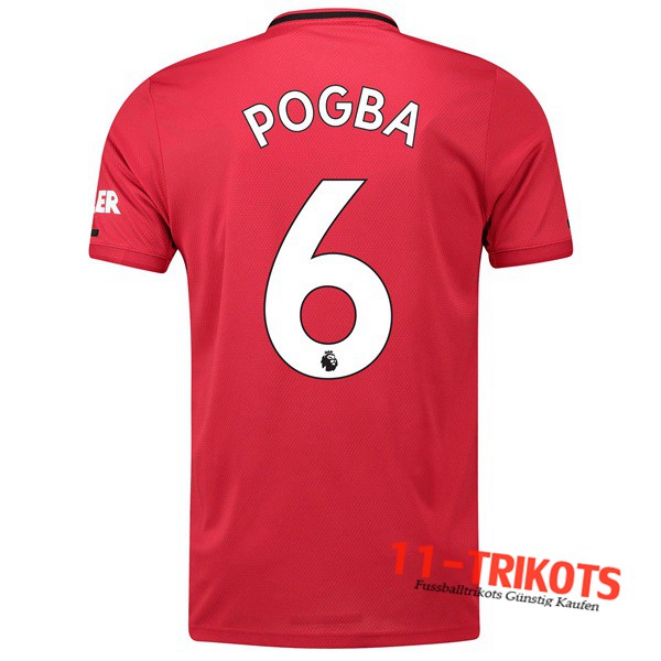 Neuestes Fussball Manchester United (POGBA 6) Heimtrikot 2019 2020 | 11-trikots