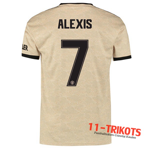 Neuestes Fussball Manchester United (ALEXIS 7) Auswärtstrikot 2019 2020 | 11-trikots