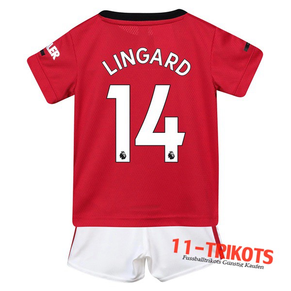 Neuestes Fussball Manchester United (Lingard 14) Kinder Heimtrikot 2019 2020 | 11-trikots