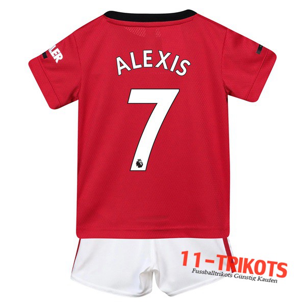 Neuestes Fussball Manchester United (ALEXIS 7) Kinder Heimtrikot 2019 2020 | 11-trikots