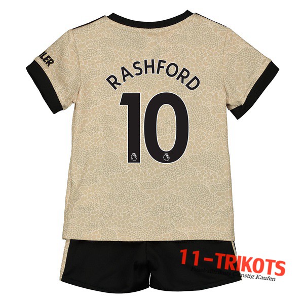 Neuestes Fussball Manchester United (Rashford 10) Kinder Auswärtstrikot 2019 2020 | 11-trikots