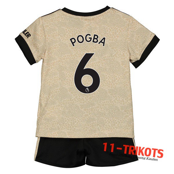Neuestes Fussball Manchester United (POGBA 6) Kinder Auswärtstrikot 2019 2020 | 11-trikots