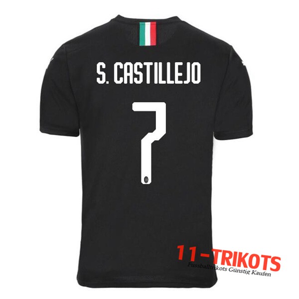 Neuestes Fussball Milan AC (S.CASTILLEJO 7) Third 2019 2020 | 11-trikots