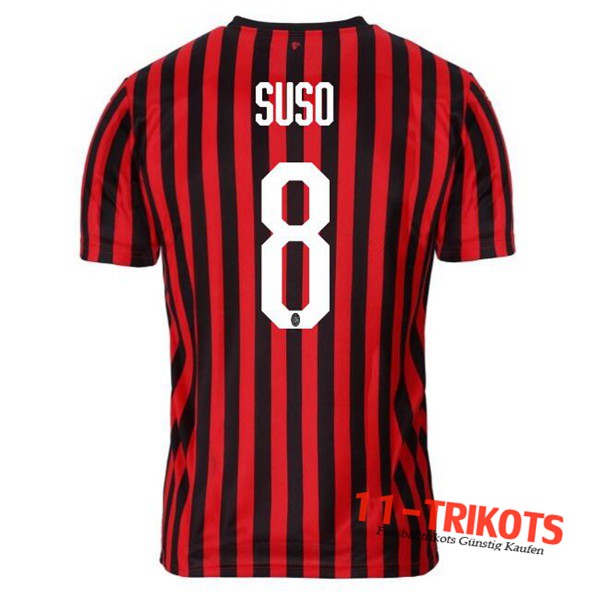 Neuestes Fussball Milan AC (SUSO 8) Heimtrikot 2019 2020 | 11-trikots