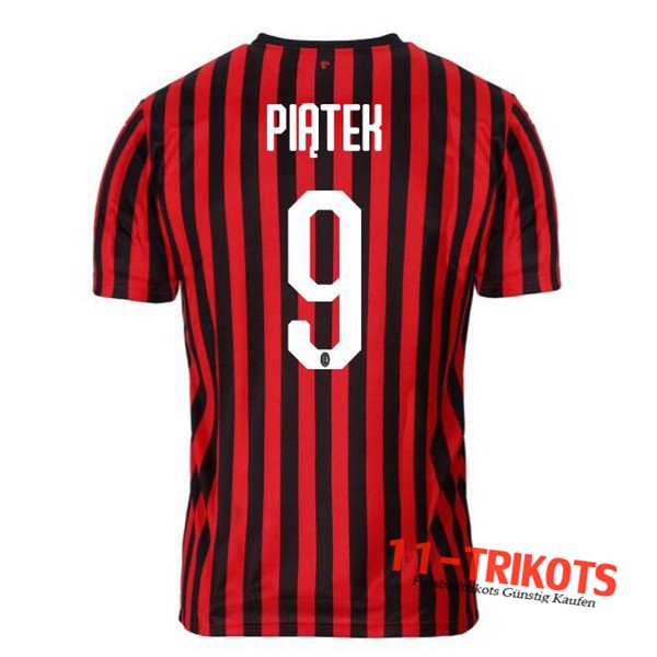Neuestes Fussball Milan AC (PIATEH 9) Heimtrikot 2019 2020 | 11-trikots