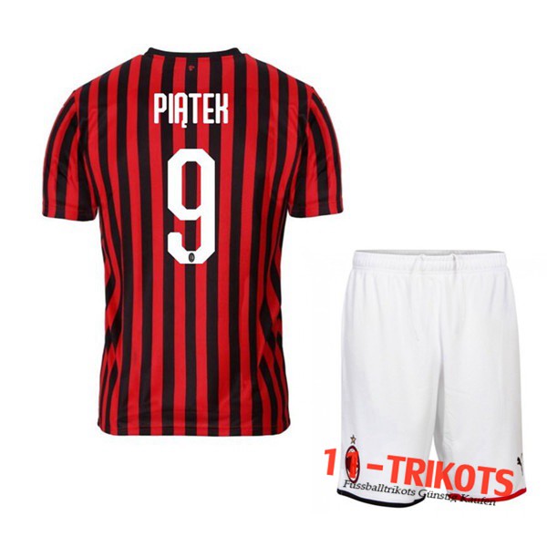 Neuestes Fussball Milan AC (PIATEH 9) Kinder Heimtrikot 2019 2020 | 11-trikots