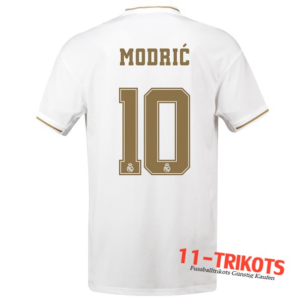 Neuestes Fussball Real Madrid (MODRIC 10) Heimtrikot 2019 2020 | 11-trikots
