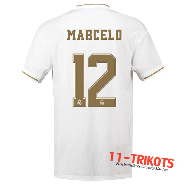 Neuestes Fussball Real Madrid (Marcelo 12) Heimtrikot 2019 2020 | 11-trikots