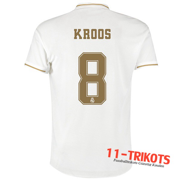 Neuestes Fussball Real Madrid (KROOS 8) Heimtrikot 2019 2020 | 11-trikots