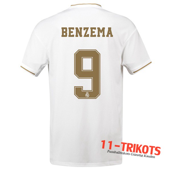 Neuestes Fussball Real Madrid (BENZEMA 9) Heimtrikot 2019 2020 | 11-trikots
